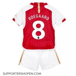 Arsenal Martin Odegaard #8 Hemmatröja Barn 2023-24 Kortärmad (+ korta byxor)